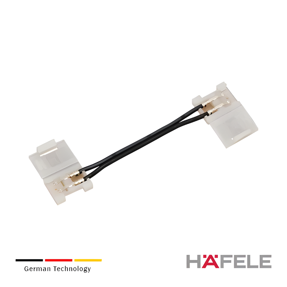 Cable de conexion con clip para banda LED Loox de 8mm y 12V 500mm – Negro
