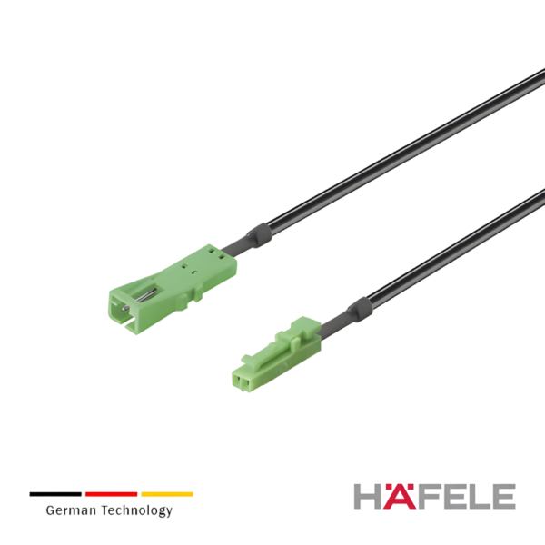 Cable de extension entre transformador y lampara 500-2000mm 24V Häfele Loox 1mt