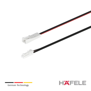Iluminación para Muebles 48 Cable de extension entre transformador y lampara 500mm 24V Hafele Loox 0.5mts