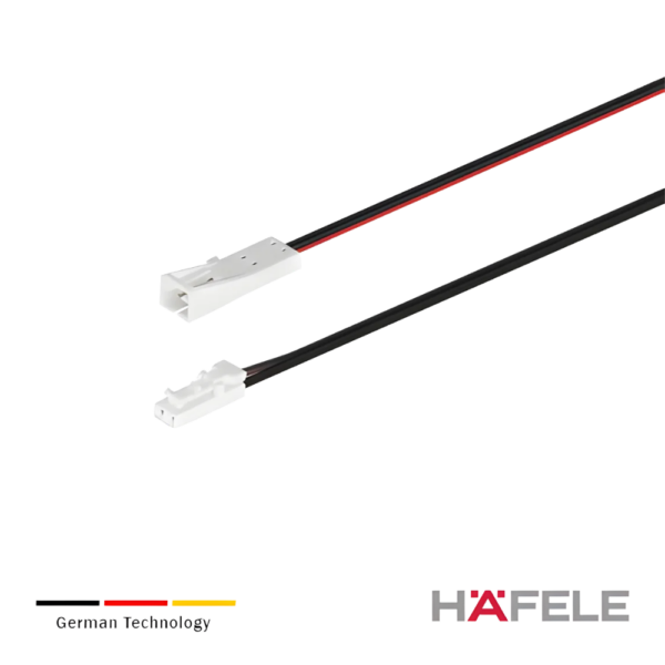 Cable de extension entre transformador y lampara 500mm 24V Häfele Loox 0.5mts