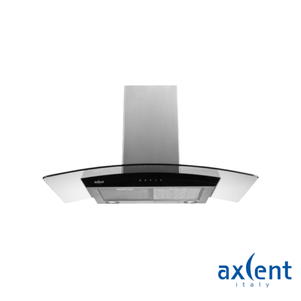 Campana Extractora Axcent Matteo Acero Inoxidable Con Control Touch