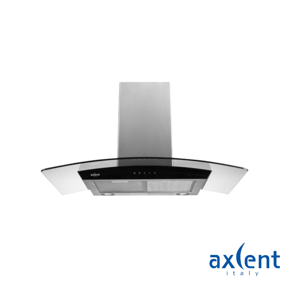 Campana Extractora Axcent Matteo Acero Inoxidable Con Control Touch