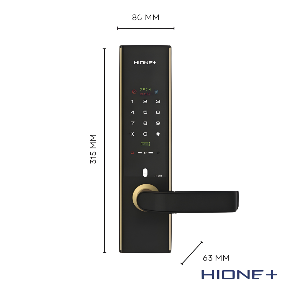 Cerradura Inteligente HIONE+ H-5800SKG (3) Cerradura Inteligente HIONE H 5800SKG 3