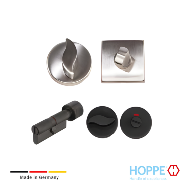 Cilindro seguro de privacidad para puerta de baño o interior HOPPE