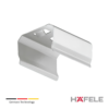 Clip de fijacion para perfil de montaje bajo estante de aluminio - Acero inoxidable, color plata