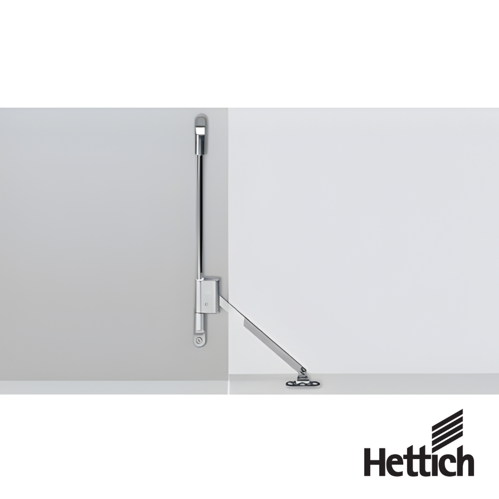 Compas Para Puerta Abatible Hettich Klassik D Con Soporte LS 3280 Niquelado 1 1