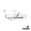 Corredera Oculta Hettich Quadro 25 Con Silent System 2 1