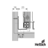 Corredera Oculta Hettich Quadro 25 Silent System NL470 EB12.5 25 kg 9 Corredera Oculta Hettich Quadro 25 Silent System NL470 EB12.5 25 kg - Thumbnail Image 2
