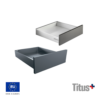 Corredera Tekform Drawer DW Con Conector Frontal Easiyx O Tornillo Sistema De Cajon Oculto Titus