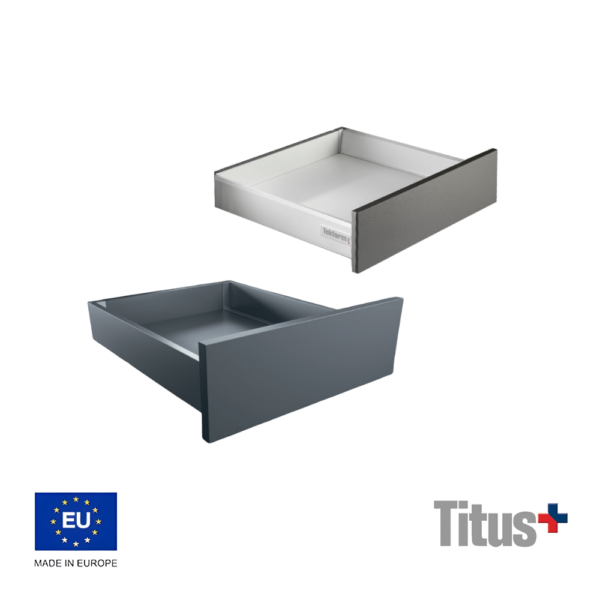 Corredera Tekform Drawer DW Con Conector Frontal Easyfix (Con Taquete) | Sistema De Cajón Oculto Titus