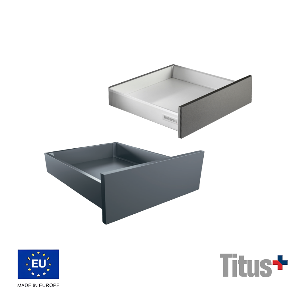 Corredera Tekform Drawer DW Con Conector Frontal Easiyx O Tornillo Sistema De Cajon Oculto Titus