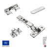 Kit Bisagra T-type 110 + Placa de Montaje + Tapa + Glissando