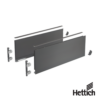 AvanTech YOU Set de cajón, altura 187 mm x NL 500 mm, ANTRACITA