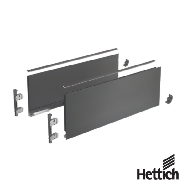 AvanTech YOU Set de cajón, altura 187 mm x NL 500 mm, ANTRACITA