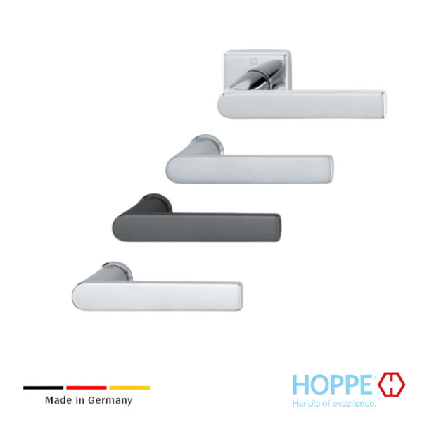 Juego De Manijas HOPPE Los Angeles Para Puerta Interior