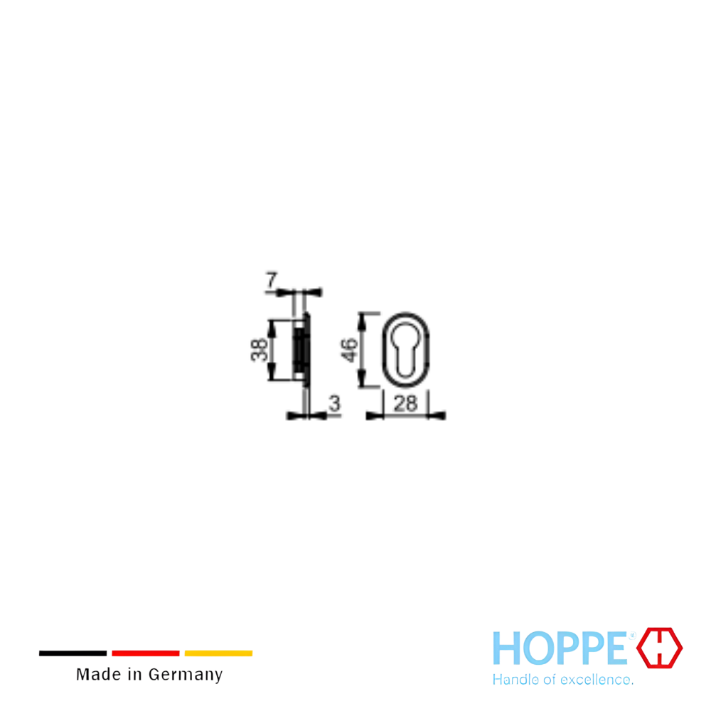 HOPPE Los Angeles bocallaves 1