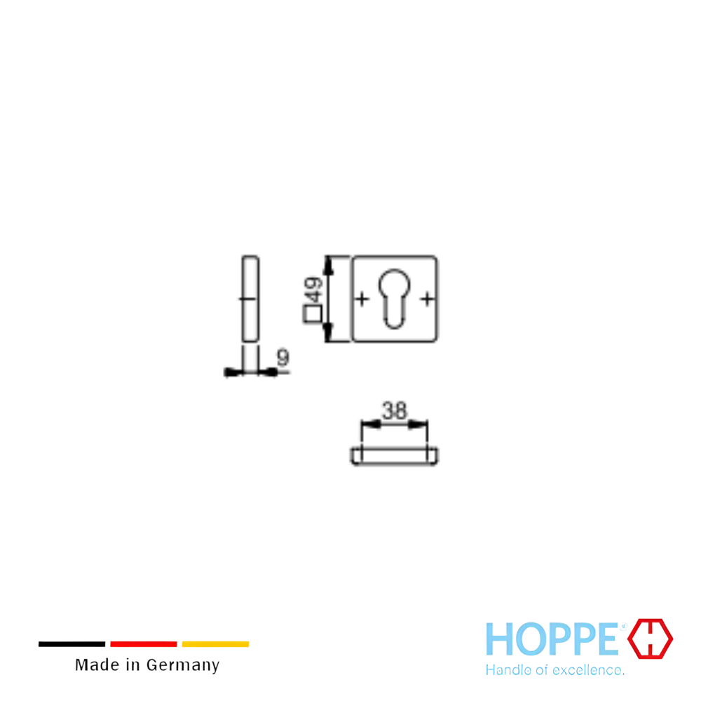 HOPPE Los Angeles bocallaves 5