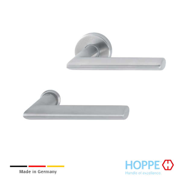 Juego De Manijas HOPPE Stockholm Para Puerta Interior