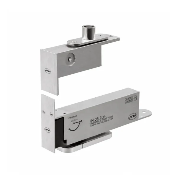 Pivote Hidráulico JNF IN.05.204 para Puertas de Madera – Acero Inoxidable