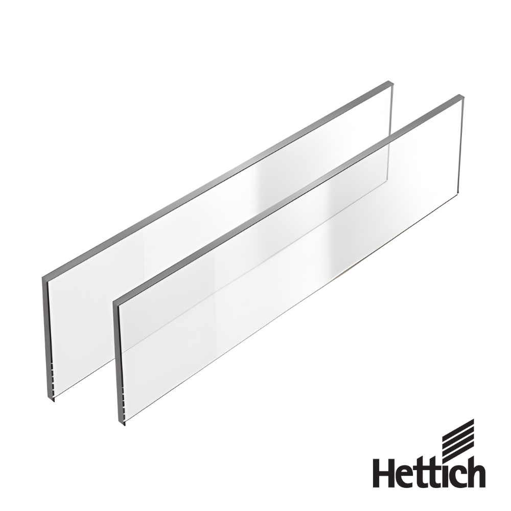 Inserto De Vidrio Hettich AvanTech YOU Para Perfil Inlay De Cajon NL500 4 1