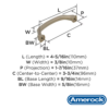 Jaladera Revitalize 96 mm Amerock 4 1