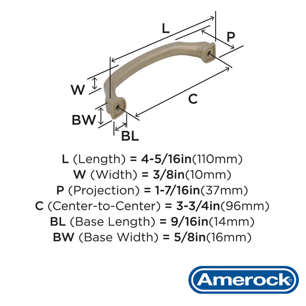 Jaladera Revitalize 96 mm Amerock 4 1