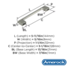 Jaladera Riva 128 mm Amerock 4 1