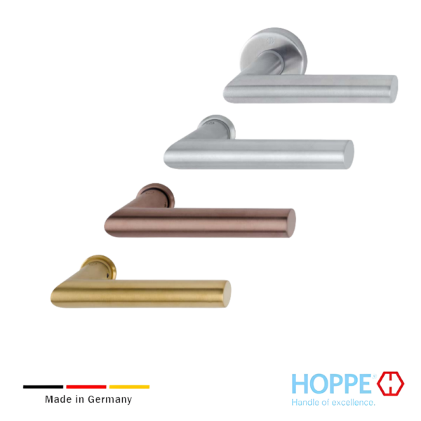 Juego De Manijas HOPPE Amsterdam Para Puerta Interior