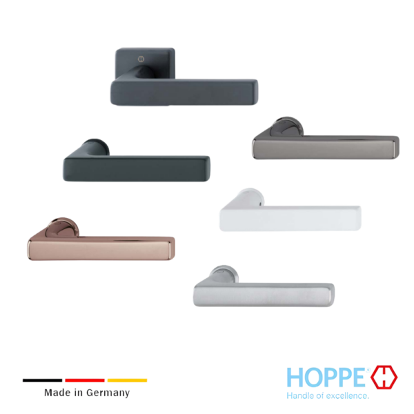 Juego De Manijas HOPPE Dallas Para Puerta Interior