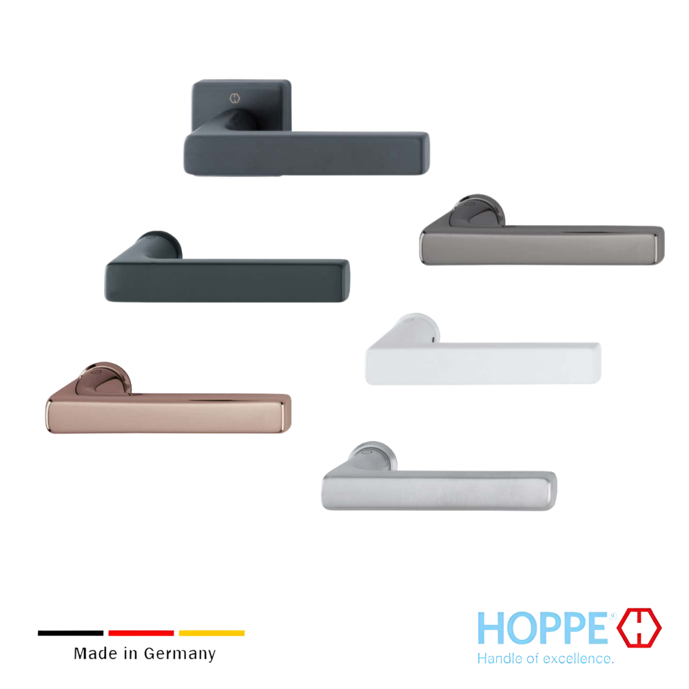 Juego De Manijas HOPPE Dallas Para Puerta Interior