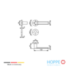 Juego De Manijas HOPPE Los Angeles Con Bocallave PZ Juego De Manijas HOPPE Los Angeles Con Bocallave PZ