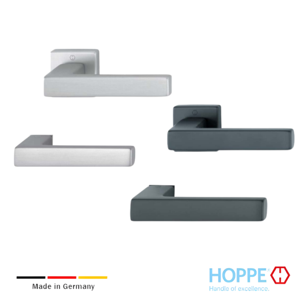 Juego De Manijas HOPPE Toulon Para Puerta Interior
