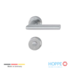 Juego De Manijas HOPPE Utrecht Inox Mate Con Bocallave PZ 3