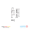 Mecanismo de Rodillo Ajustable Cuadrado HOPPE - Thumbnail Image 2
