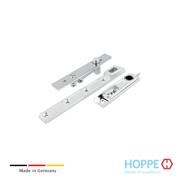 Juego de accesorios para bisagra de piso acero inoxidable satinado HOPPE