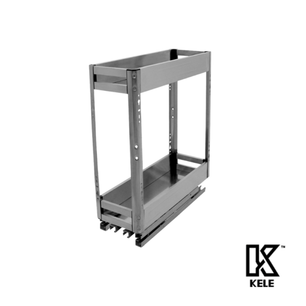 KELE Canastilla Elevable De 2 Niveles Para Gabinete Alto 600 MM Gris