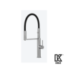 KELE Mezcladora Monomando Cuello Flexible Y Reversible Para Fregadero Acero Inoxidable 304
