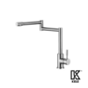 KELE Mezcladora Monomando Para Fregadero Con Cuello Telescópico Articulado Acero Inoxidable 304