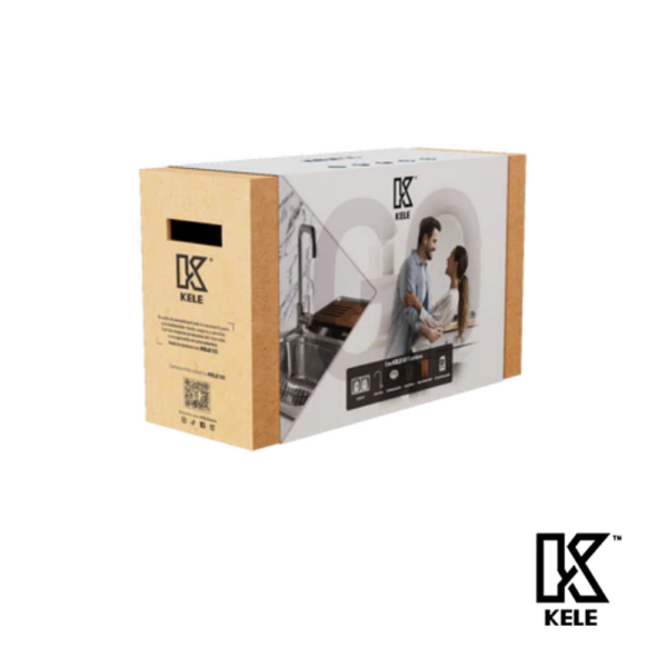 KELE Paquete GO 1 Tarja Doble Tina Con Mezcladora Y Accesorios