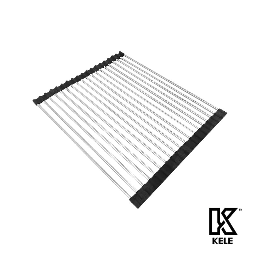 KELE Smart Mat Tapete Escurridor Inteligente Flexible Acero Inoxidable 304 33X37 CM