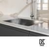 KELE Tarja De Acero Inoxidable 304 1 Tina Con Contracanasta Master Sinks 1