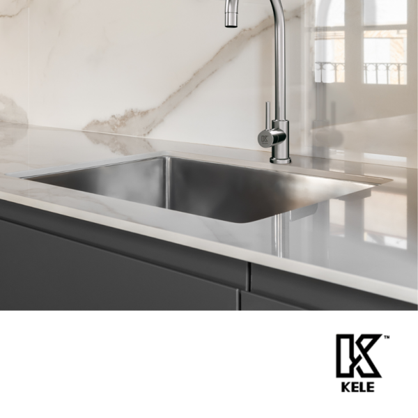 Alternative view of KELE Tarja De Acero Inoxidable 304 1 Tina Con Contracanasta Master Sinks