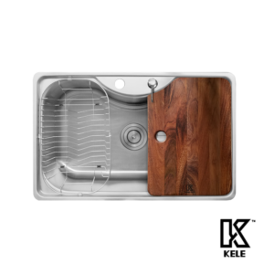 KELE Tarja Empotrar 1 Tina Acero Inoxidable 304 Con Accesorios 750X480X220 MM