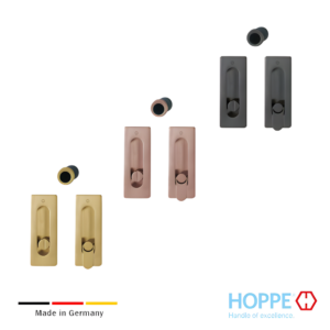 Kit 7 Spazio HOPPE Jaladera Con Seguro Para Puertas Corredizas