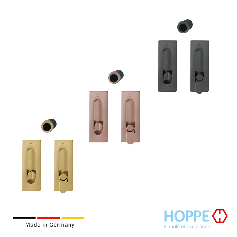 Kit 7 Spazio HOPPE Jaladera Con Seguro Para Puertas Corredizas Kit 7 Spazio HOPPE Jaladera Con Seguro Para Puertas Corredizas