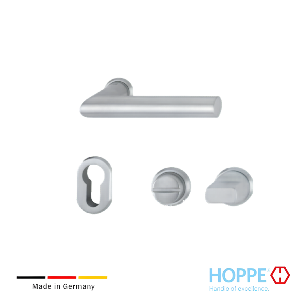 Kit Completo HOPPE Amsterdam Mini Roseta Para Puerta Interior 3 Kit Completo HOPPE Amsterdam Mini Roseta Para Puerta Interior