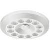 Lampara para empotrar redonda LED 3004 – Loox 0.8W plastico 24V – Clanco calido 833.76.021 DAO 023470