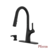 Monomando Para Cocina Pfister Ceylon Negro Mate 1