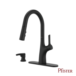 Monomando Para Cocina Pfister Ceylon Negro Mate 1