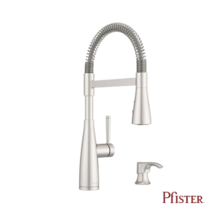 Monomando Para Cocina Pfister Raya Pull Down Cromo Pulido